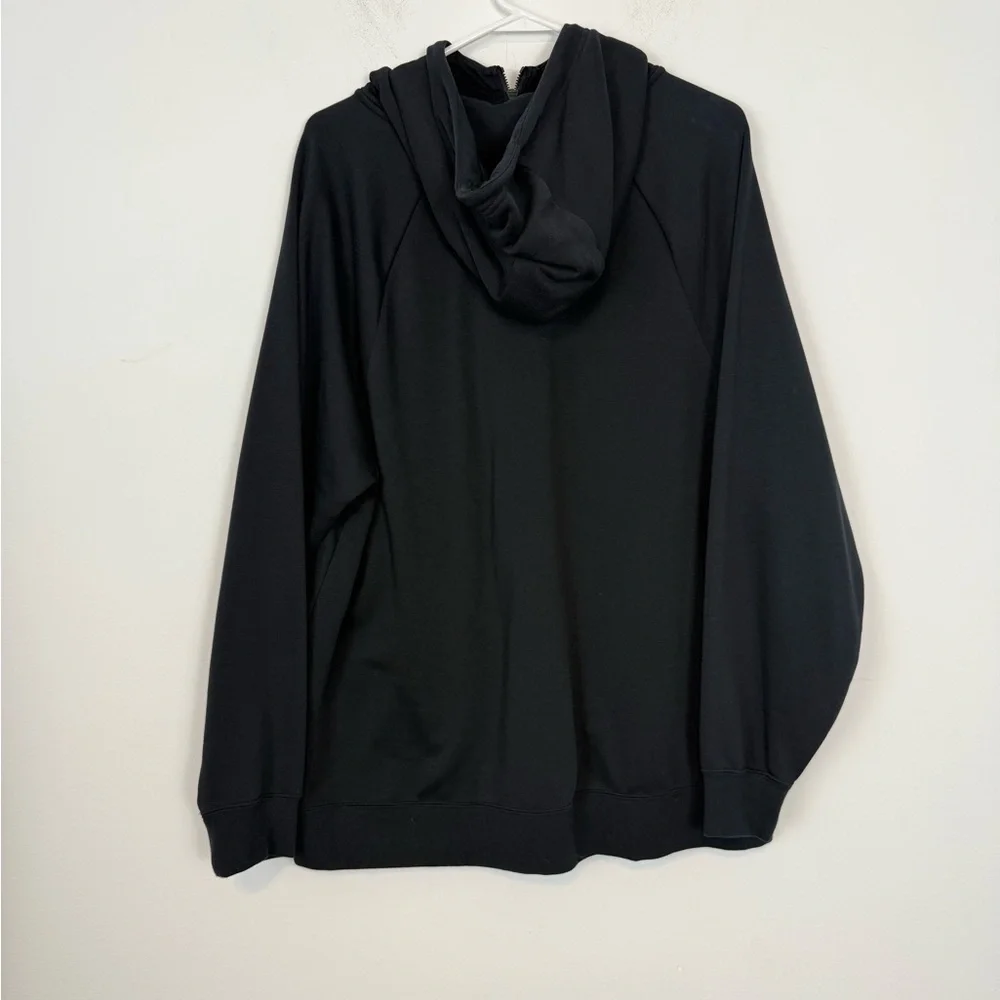 Nike One Dri-FIT Full-Zip Hoodie. Women’s. Black. Plus Size 1X. NWT.
